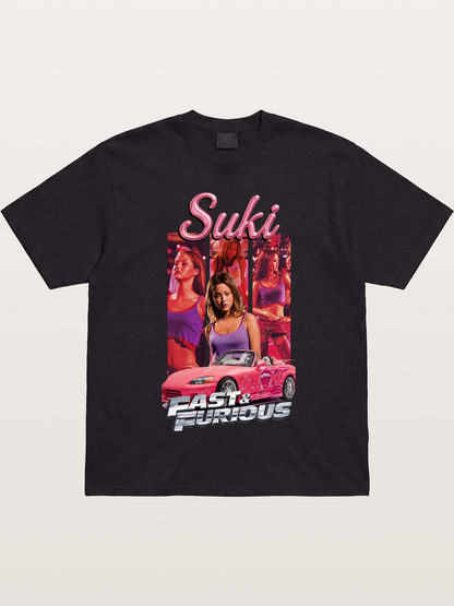 Fast & Furious Pink Crew Gildan T-shirt