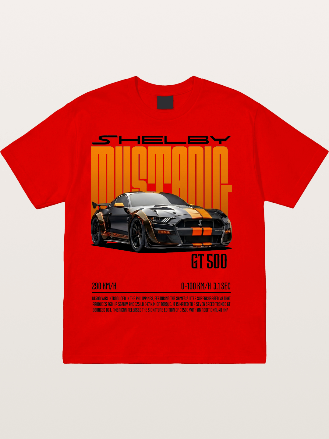 Shelby Mustang GT500 Art Cotton T-shirt