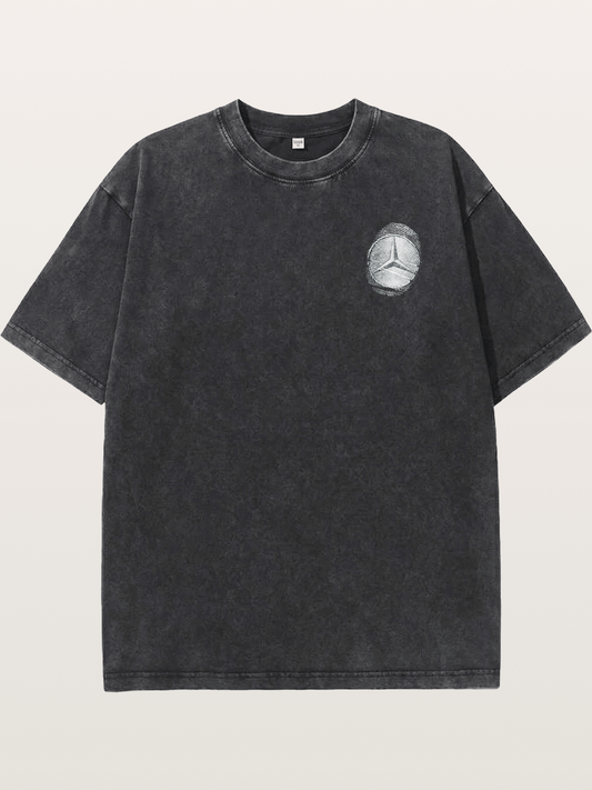 Mercedes Fingerprint Logo Washed T-shirt
