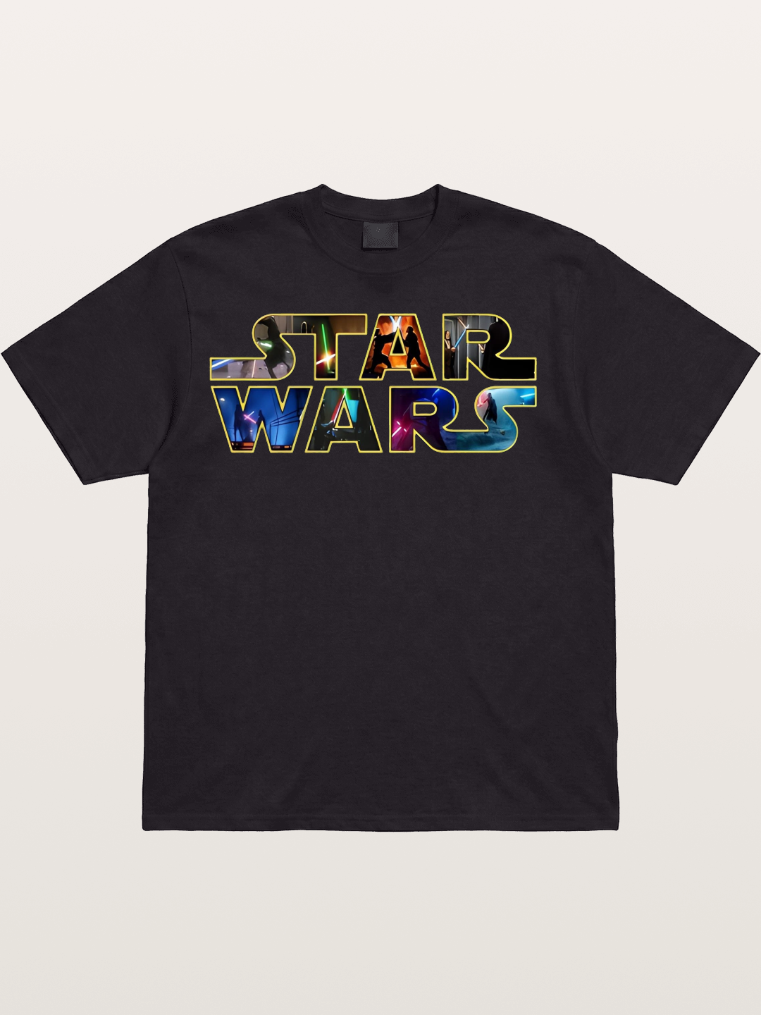 Star Wars Classic Logo Movie Cotton T-shirt