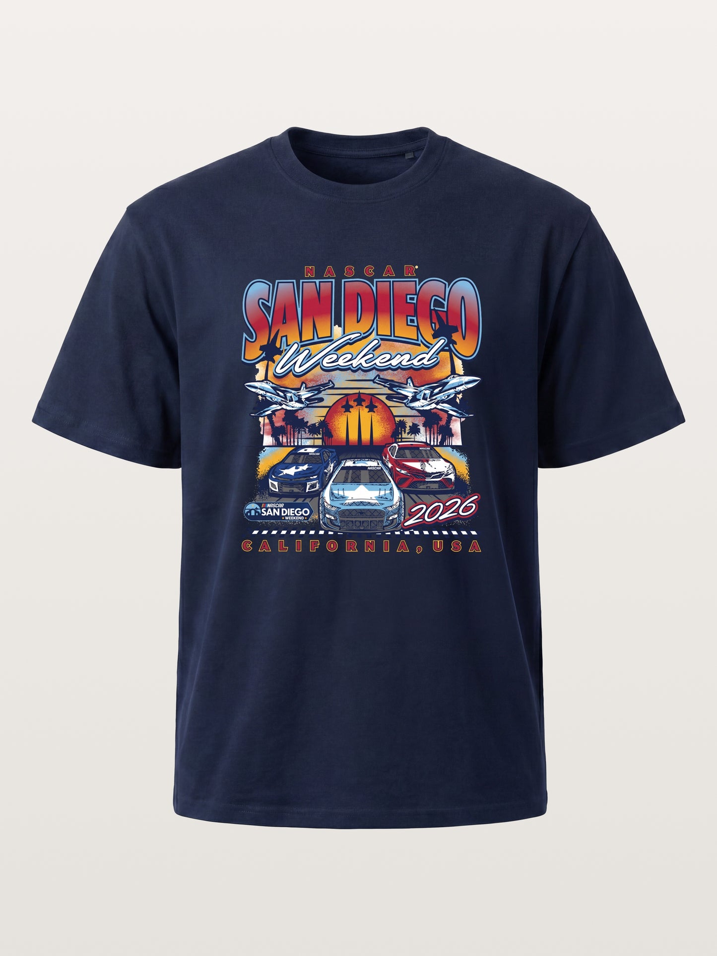 San Diego NASCAR Sunset Race Weekend Cotton T-shirt