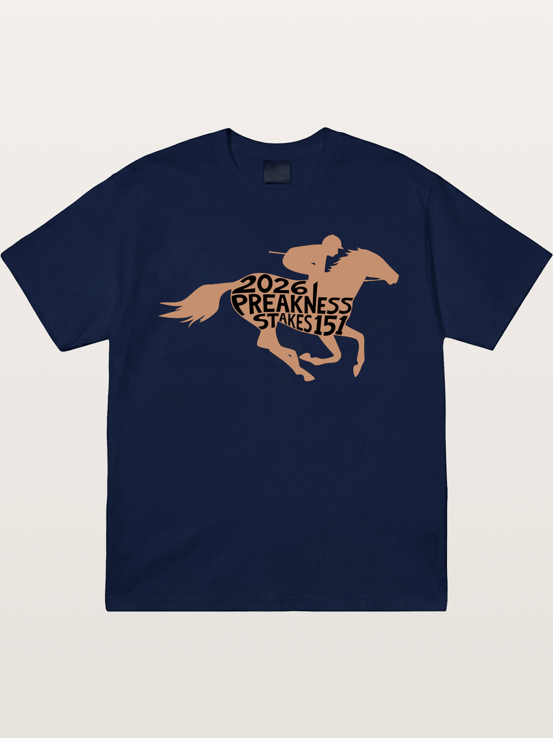 Preakness Stakes 151 Horse Silhouette Gildan T-shirt