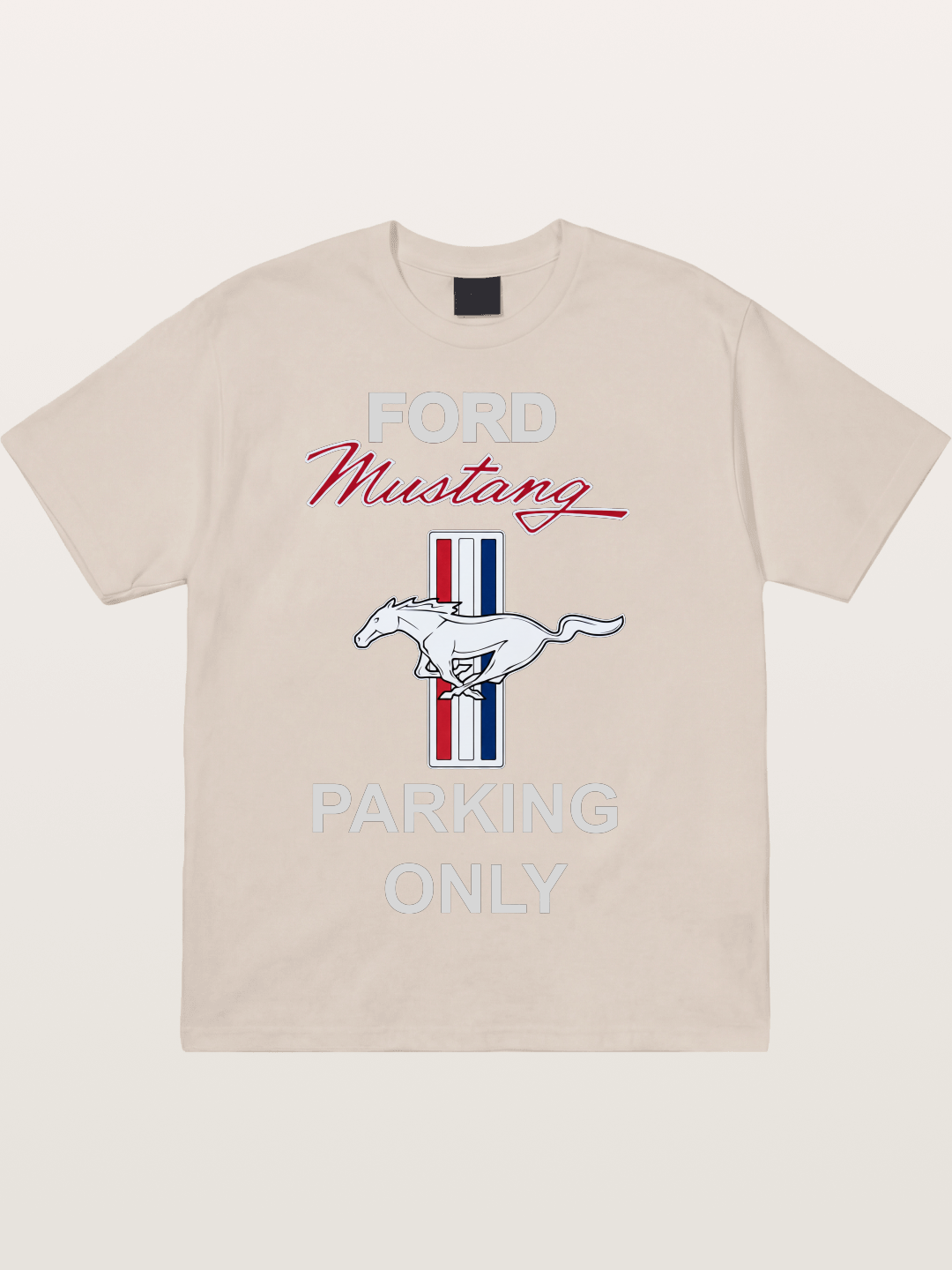 Ford Mustang Parking Only Sign Cotton T-shirt