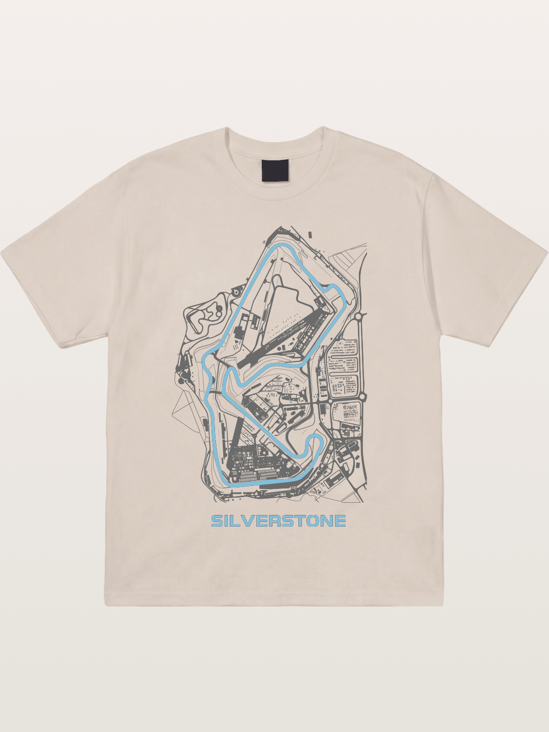 Silverstone F1 Circuit Map Cotton T-shirt