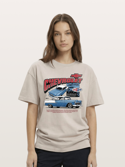 1955 Chevy 210 Custom Art Print Cotton T-shirt