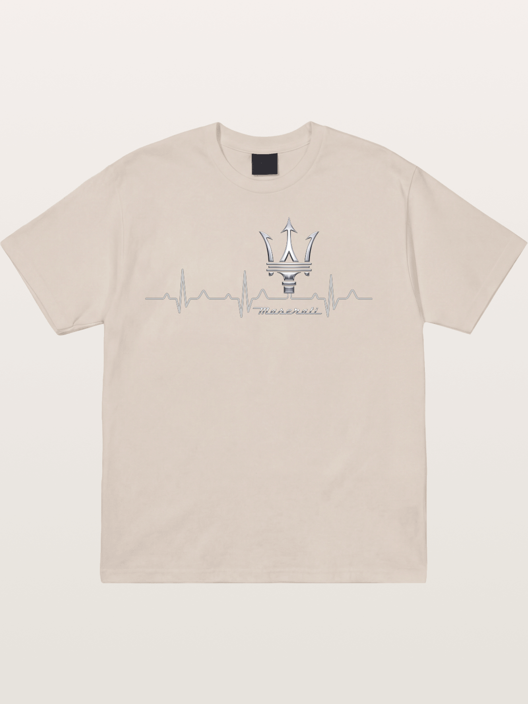 Maserati Heartbeat Emblem Cotton T-shirt