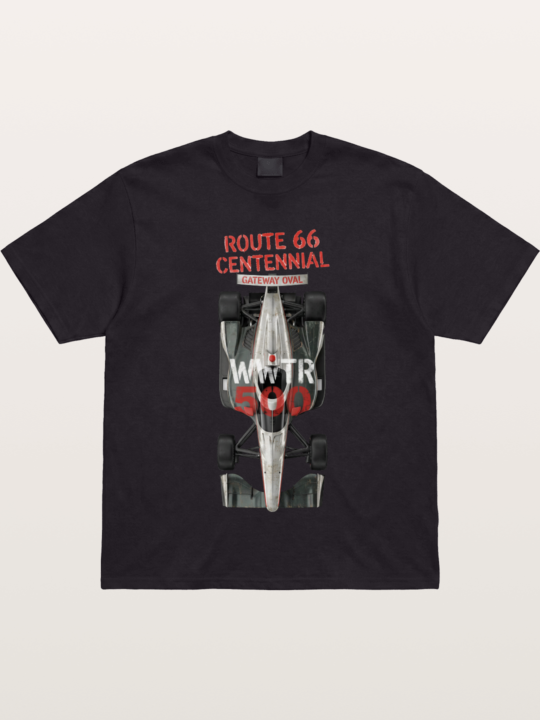 Back View Route66 IndyCar Gildan T-shirt