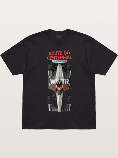 Back View Route66 IndyCar Gildan T-shirt