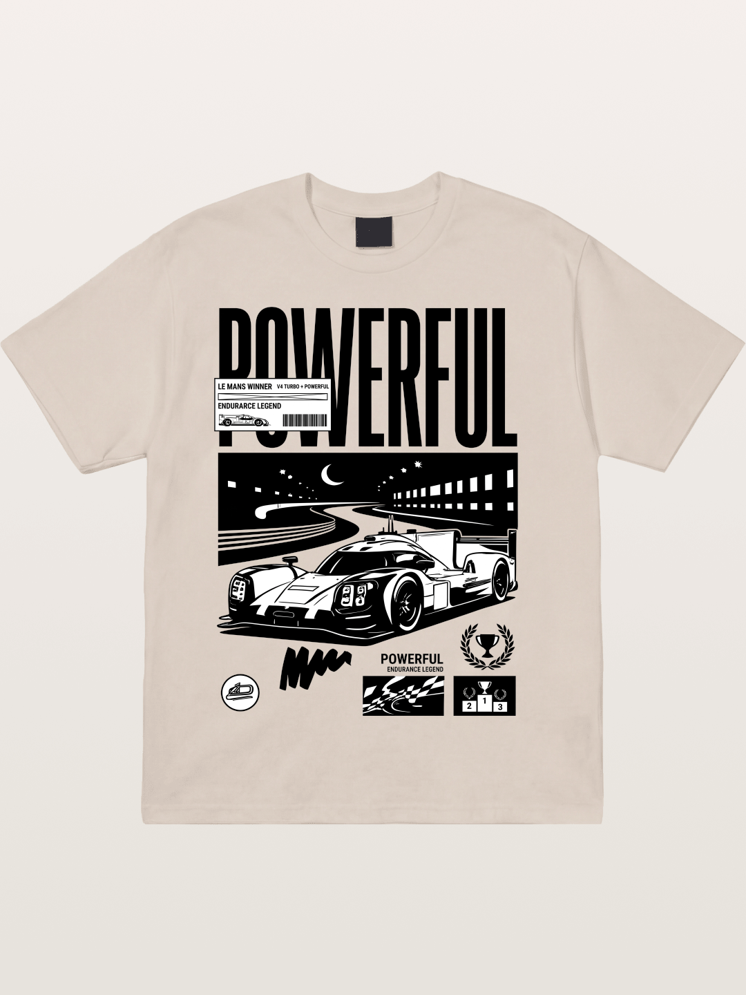 Endurance and powerful legend Cotton T-shirt