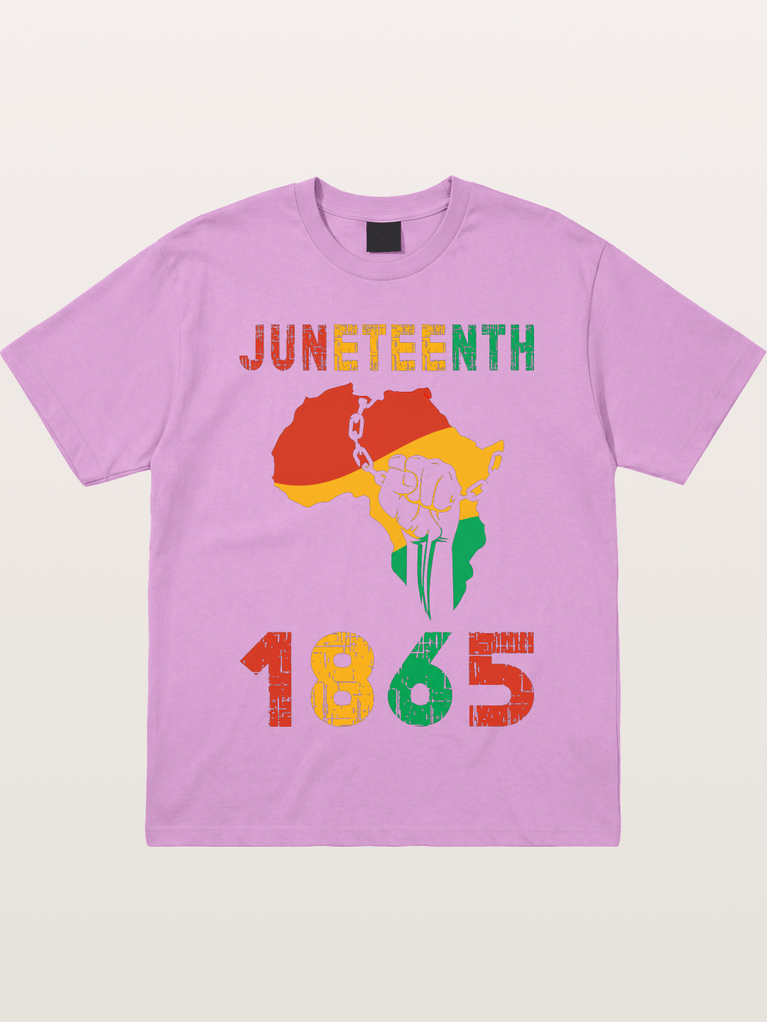 Juneteenth 1865 Africa Freedom Fist Gildan T-shirt