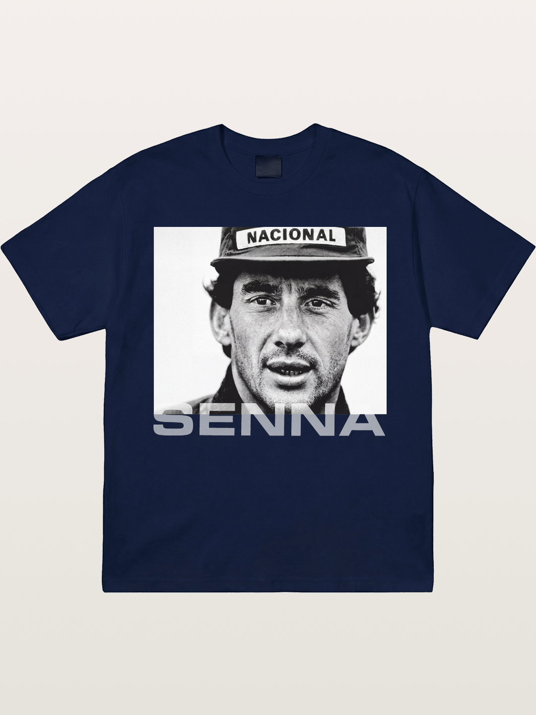 Ayrton Senna Black White Portrait Gildan T-shirt