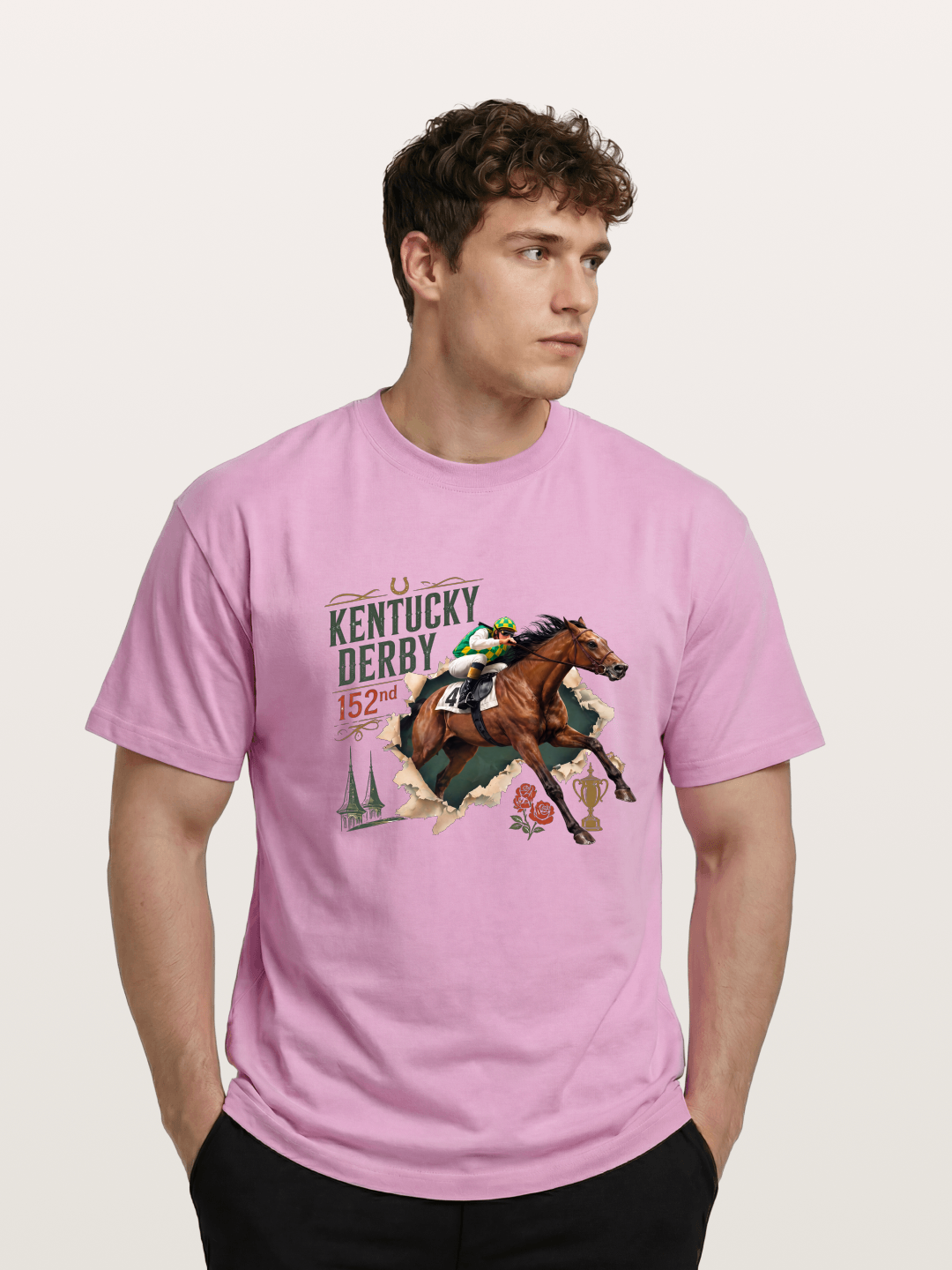 Kentucky Derby 152nd Horse & Roses Gildan T-shirt
