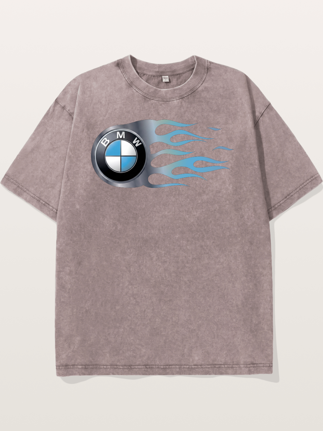BMW Roundel With Blue Flame Washed T-shirt