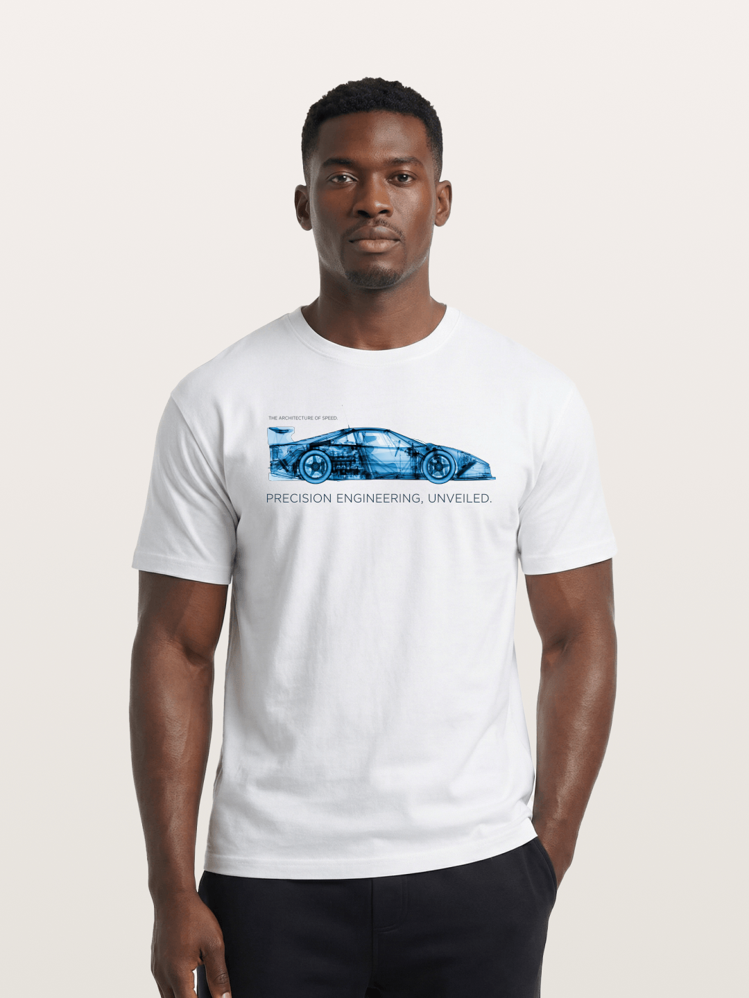 Precision Car Cotton T-shirt
