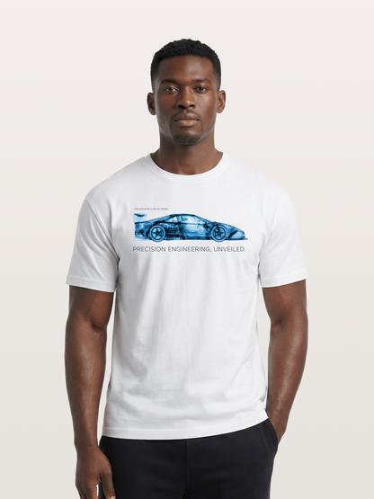Precision Car Cotton T-shirt