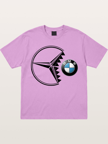 Mercedes vs BMW Logo Art Gildan T-shirt