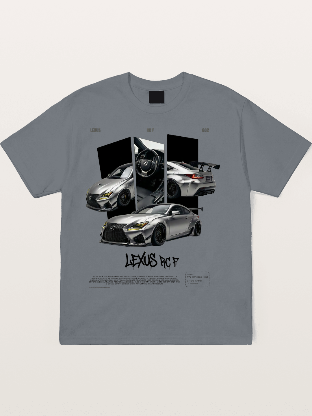 Lexus RC F Multi-Angle Print Cotton T-shirt