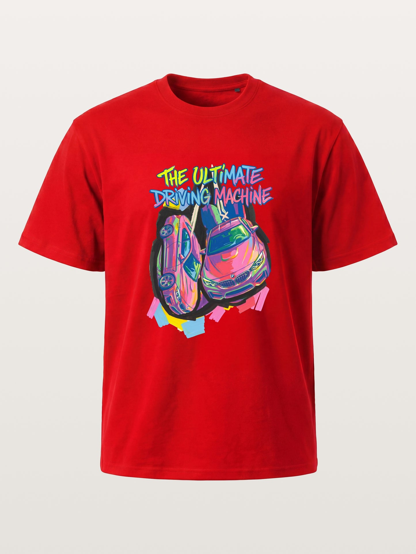 Graffiti BMW Driving Machine Cotton T-shirt