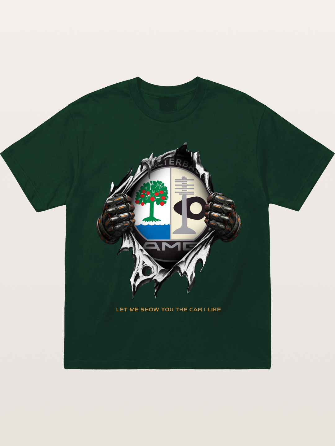 AMG Affalterbach Crest Tear Through Gildan T-shirt
