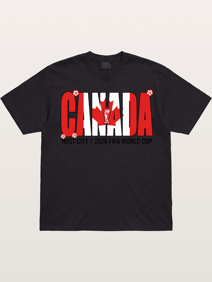 Canada 2026 World Cup Typography Gildan T-shirt