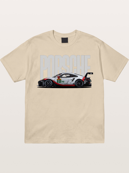 Porsche 911 Race Livery Poster Gildan T-shirt
