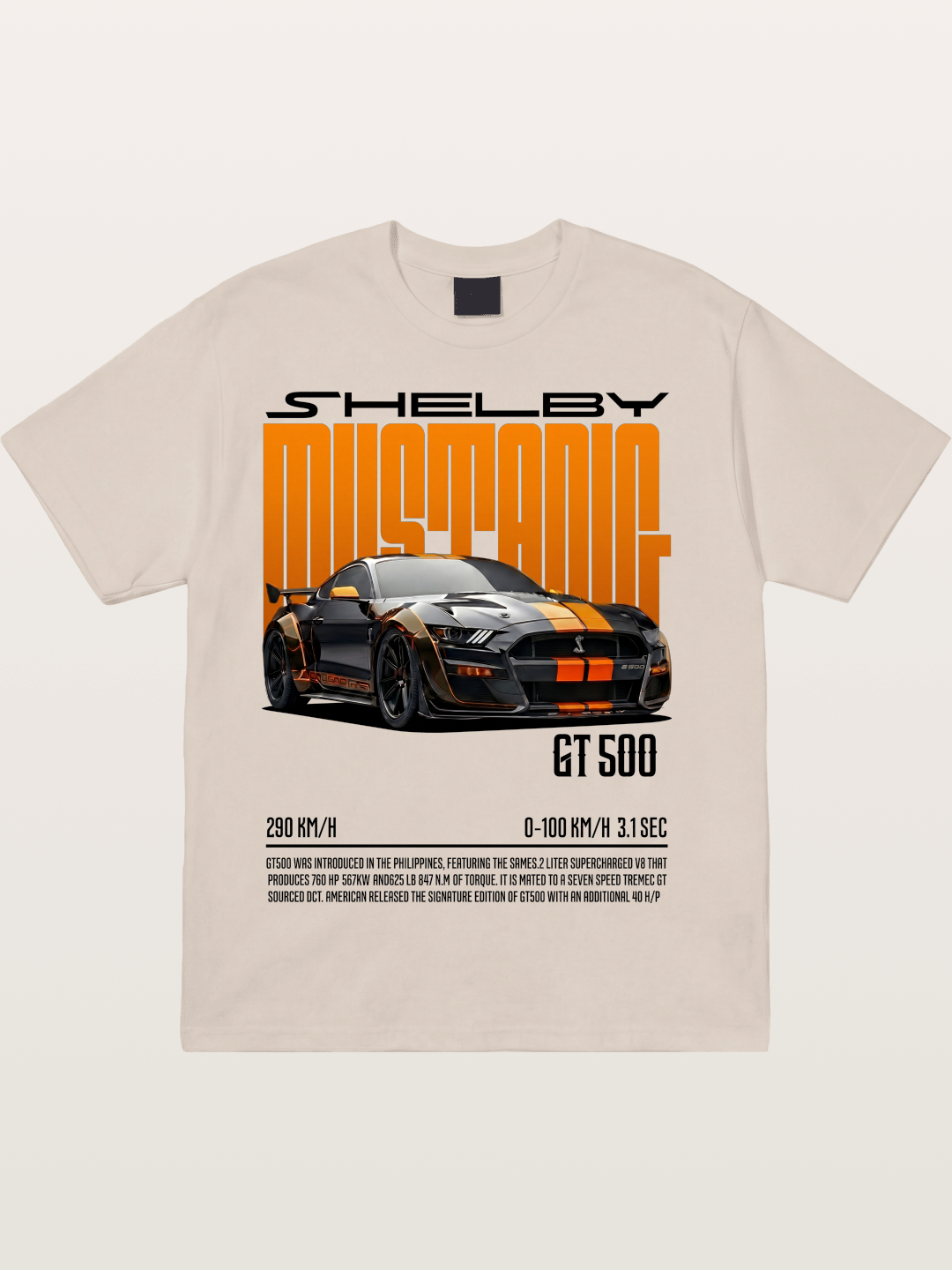 Shelby Mustang GT500 Art Cotton T-shirt