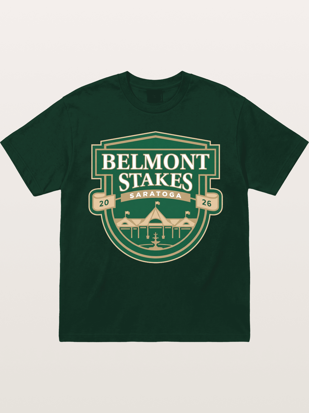 Belmont Stakes Shield Crest Gildan T-shirt