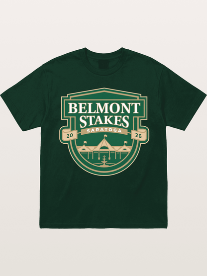 Belmont Stakes Shield Crest Gildan T-shirt