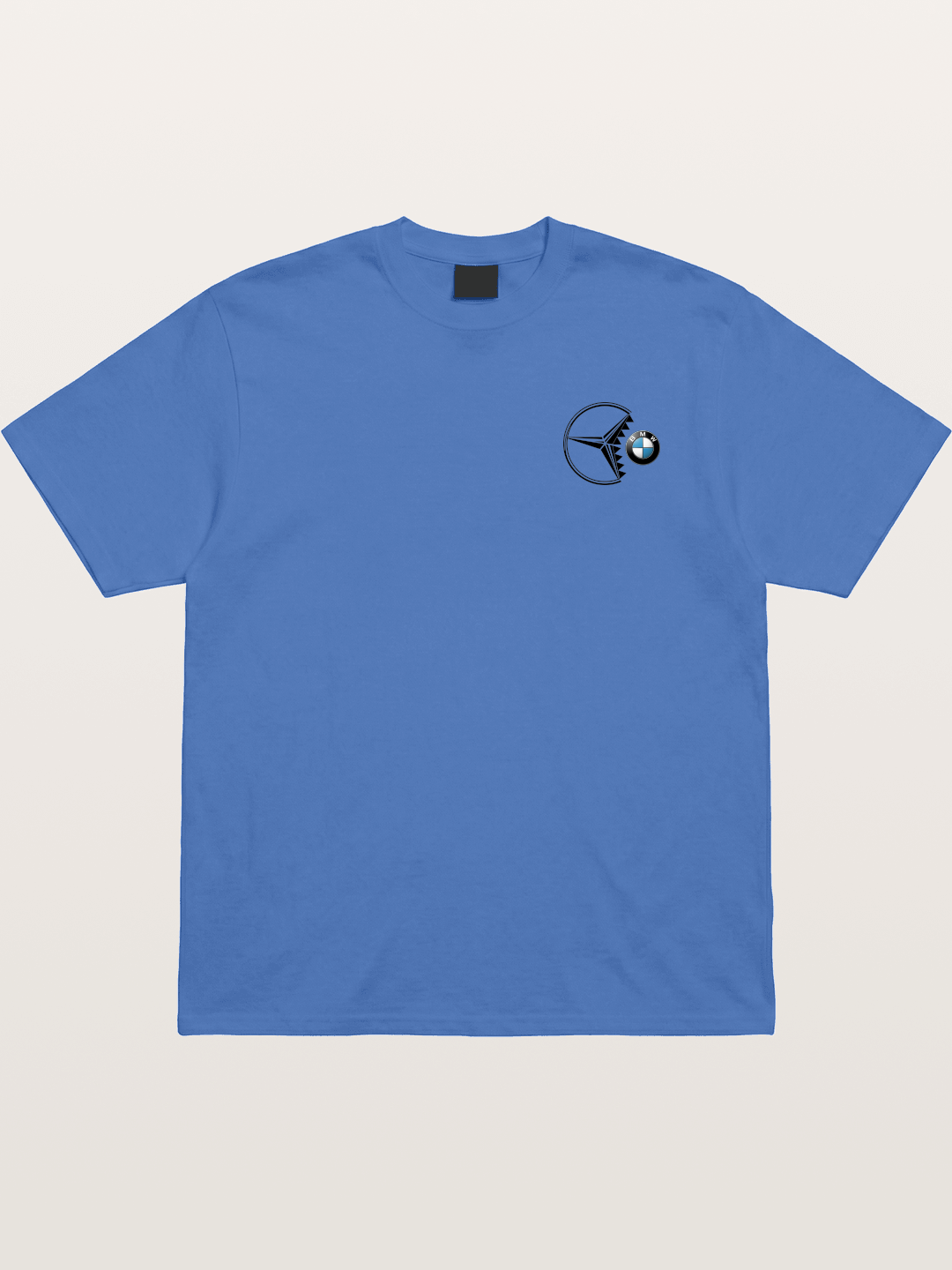 Mercedes vs BMW Logo Art Gildan T-shirt