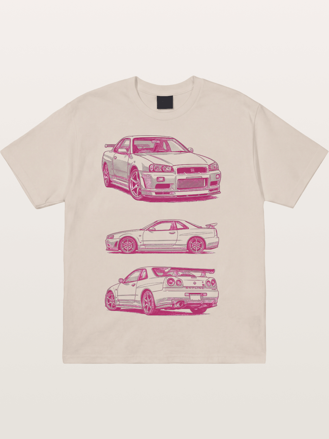 Skyline Sketch Cotton T-shirt