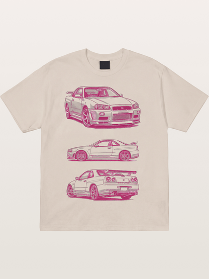 Skyline Sketch Cotton T-shirt