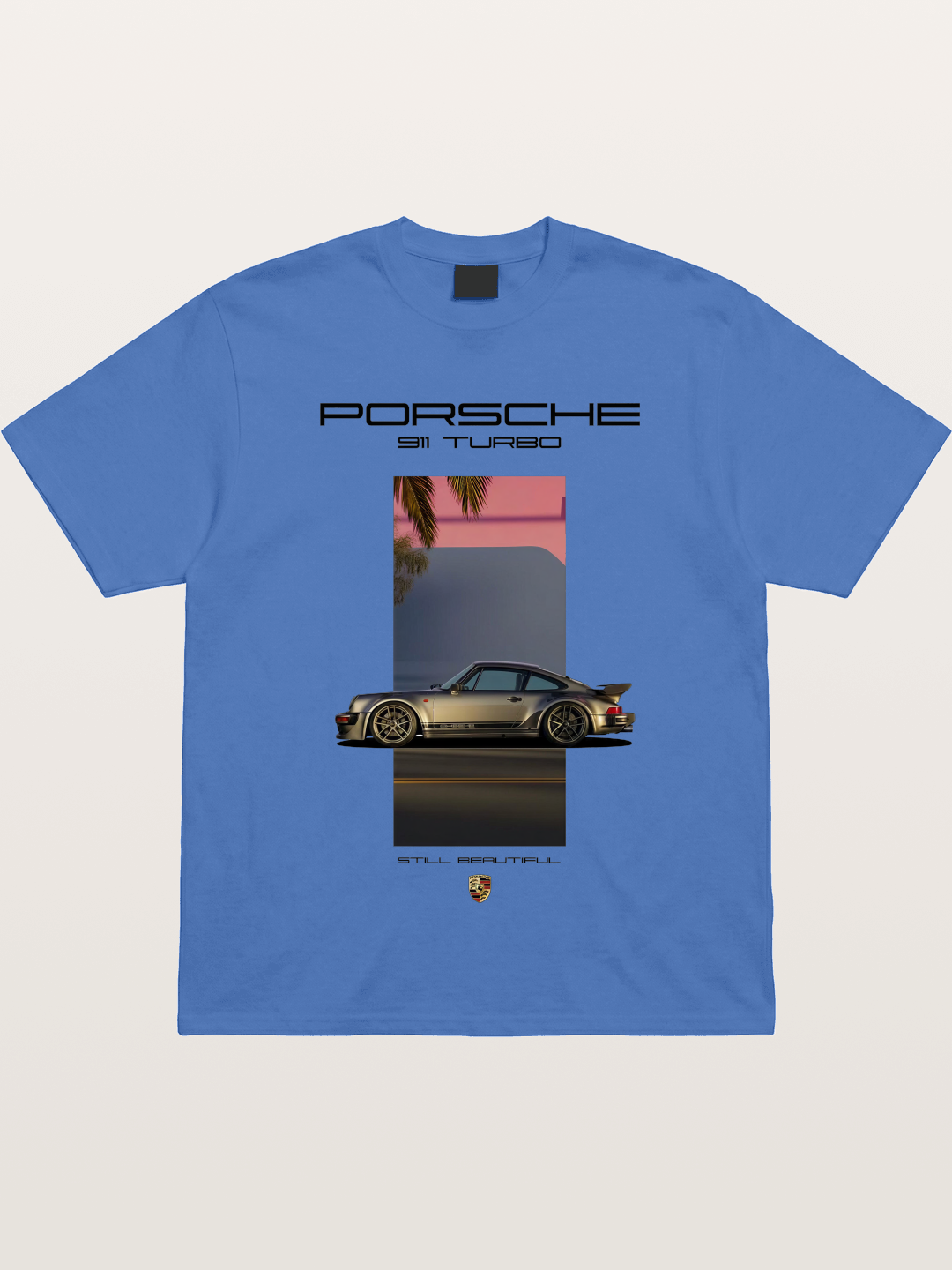 911 Turbo Retro Palm Print Gildan T-shirt