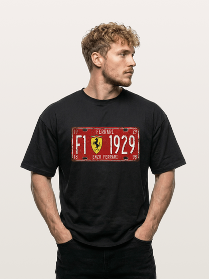 license plate Gildan T-shirt