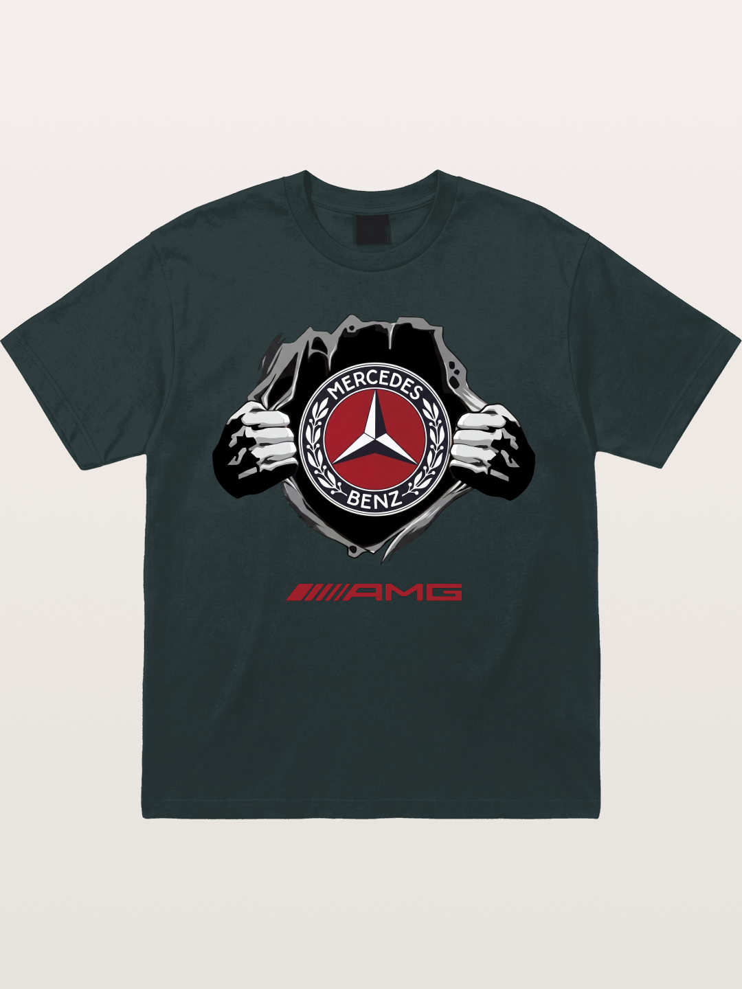Benz Star Tear Graphic Gildan T-shirt