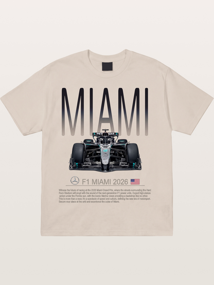 Mercedes Miami F1 2026 Cotton T-shirt