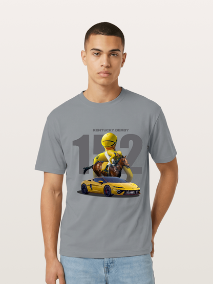 Derby Horse & Lambo Art Gildan T-shirt