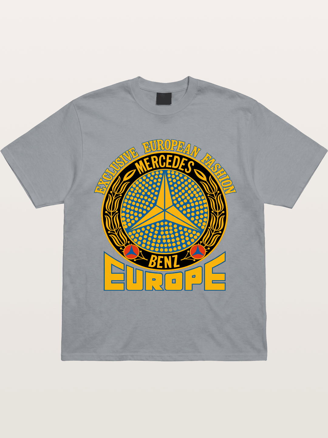 European Fashion Mercedes Print Gildan T-shirt