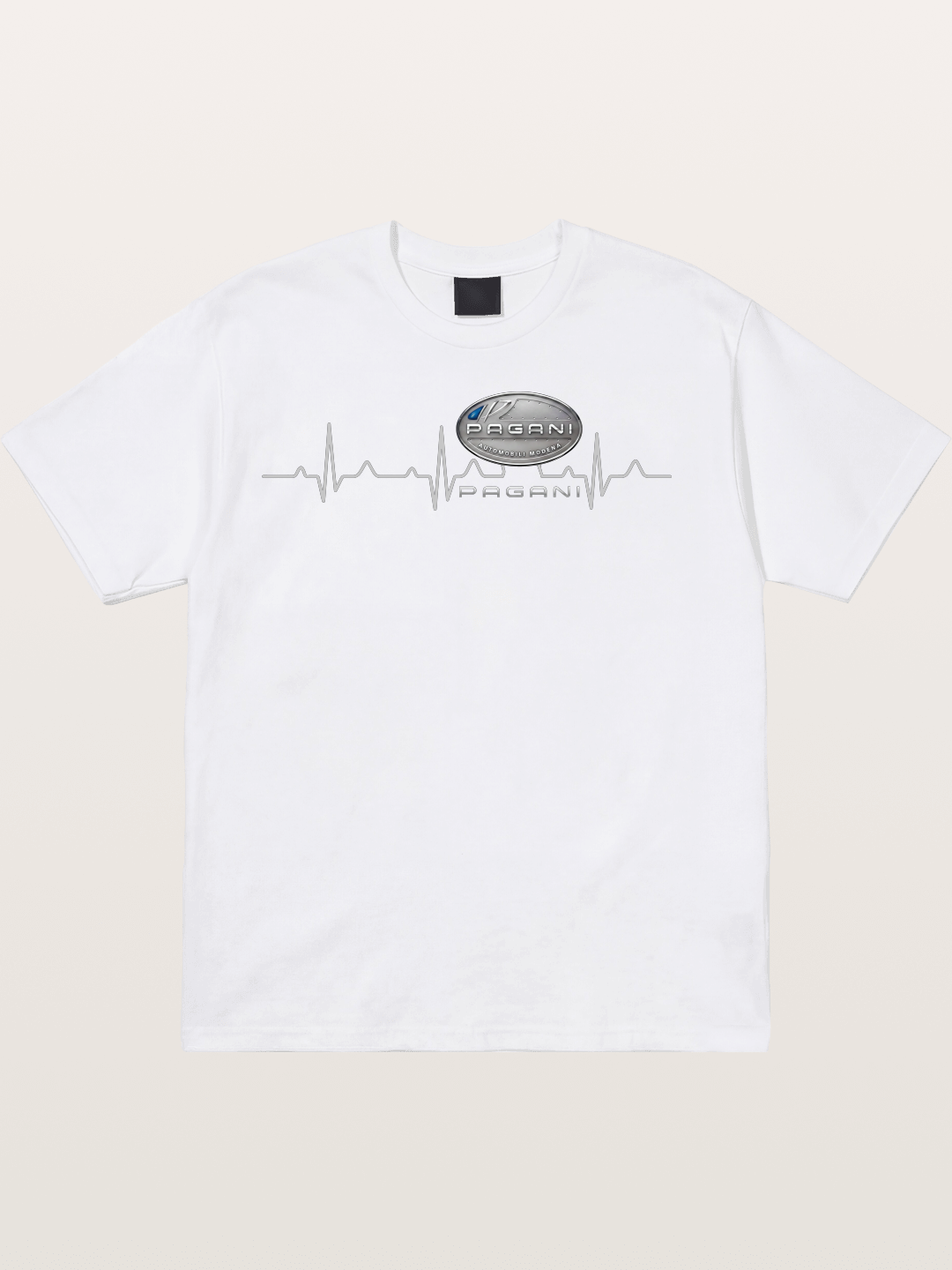 Pagani Heartbeat Badge Cotton T-shirt