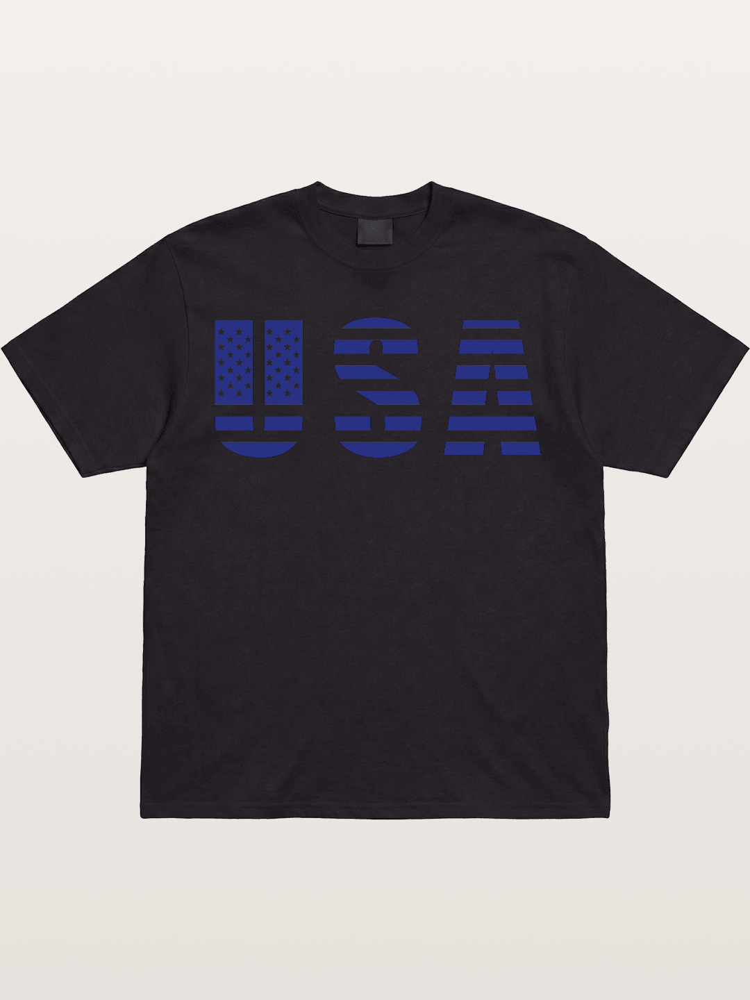 Blue Tone USA American Flag Gildan T-shirt