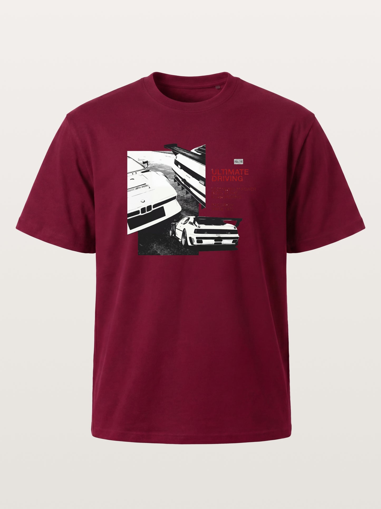 Vintage BMW M3 Black White Card Gildan T-shirt