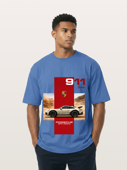 Porsche 911 Offroad Safari Style Gildan T-shirt
