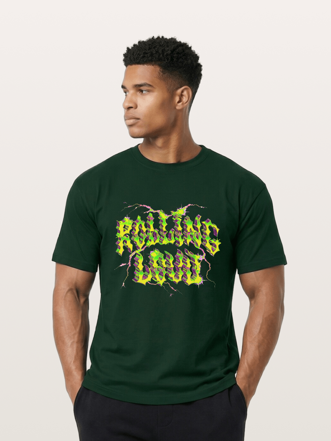 Rolling Loud Neon Lightning Art Gildan T-shirt
