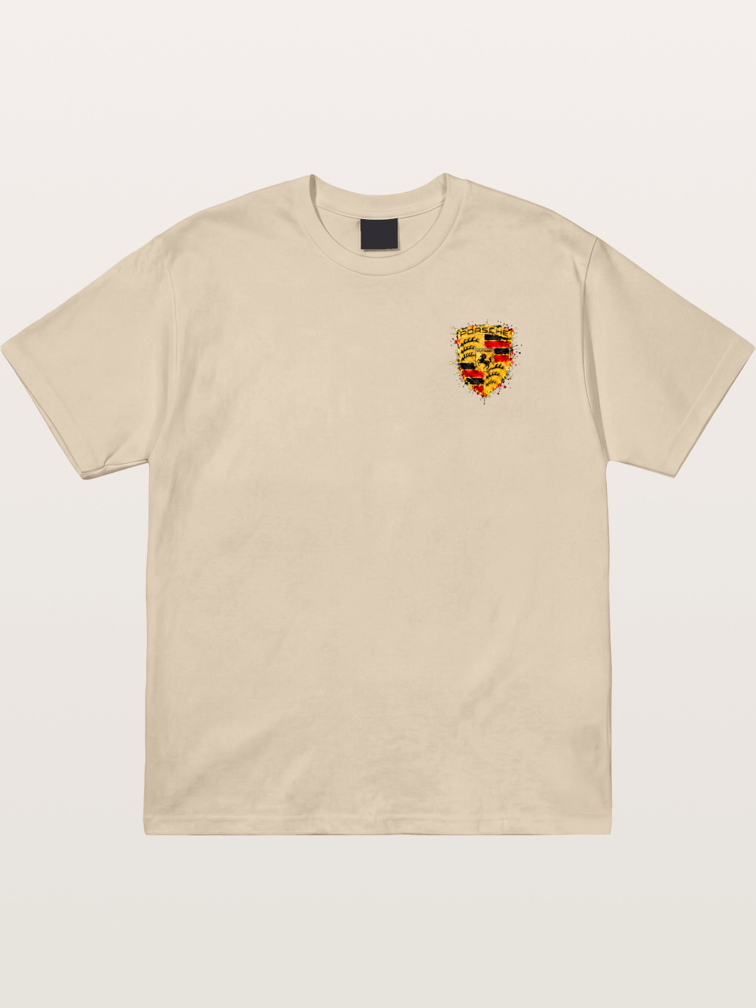 Porsche Splash Crest Design Gildan T-shirt
