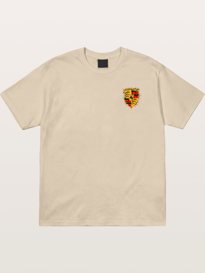 Porsche Splash Crest Design Gildan T-shirt
