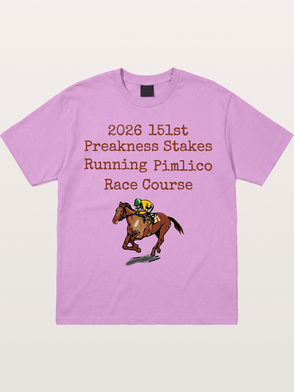 151st Preakness Yellow Silks Horse Gildan T-shirt