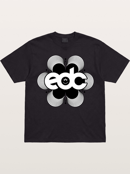 EDC Wavy Daisy Logo Design Gildan T-shirt