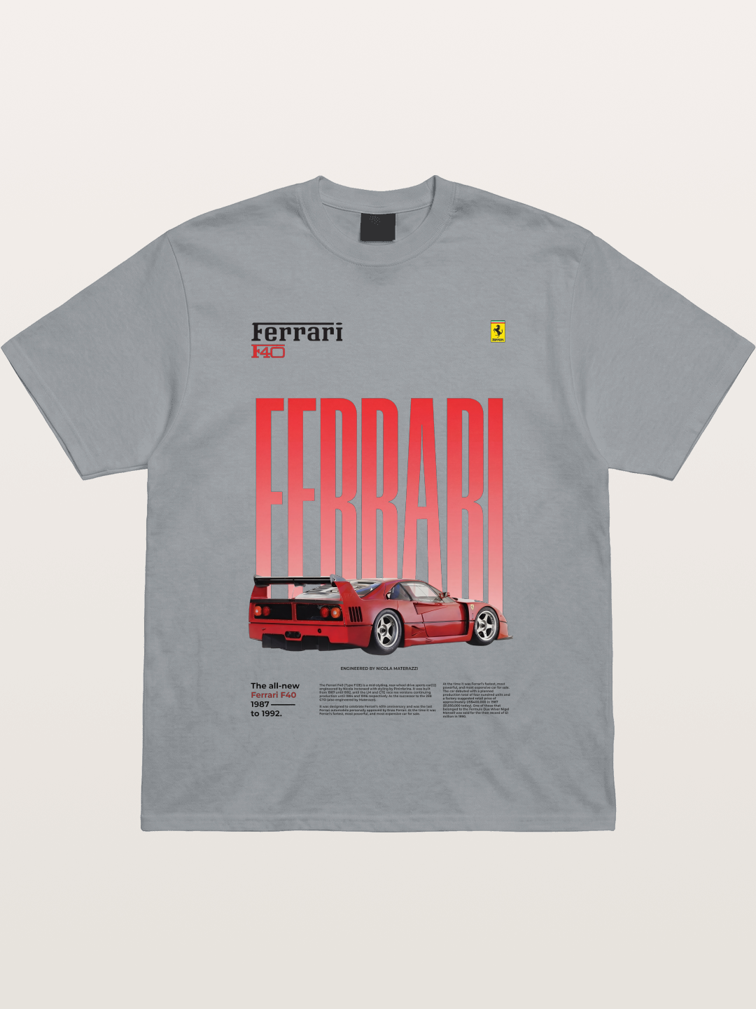 Gradient Red Gildan T-shirt