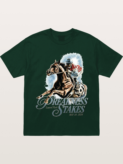 Preakness Stakes Jockey Poster Gildan T-shirt