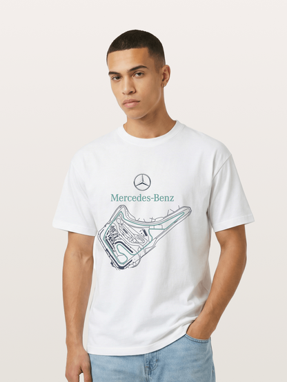 Mercedes Benz Circuit Track Graphic Gildan T-shirt