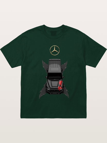 Mercedes Boxy Car Graphic Gildan T-shirt